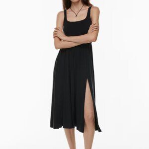 Aritzia Wilfred Market Dress with Slit - Navy Color